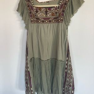 Free people med size print dress